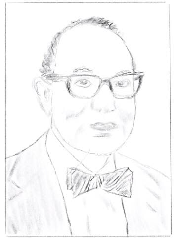 Pencil portrait of my late father
