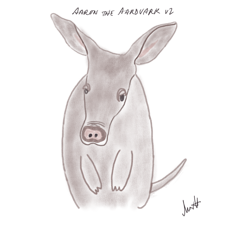 Illustration of an aardvark